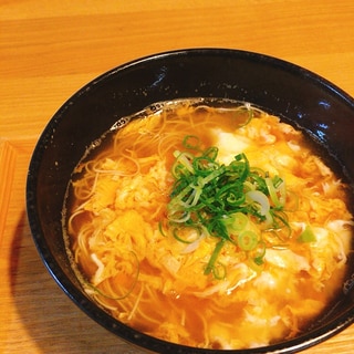 冬も素麺♪卵にゅうめん